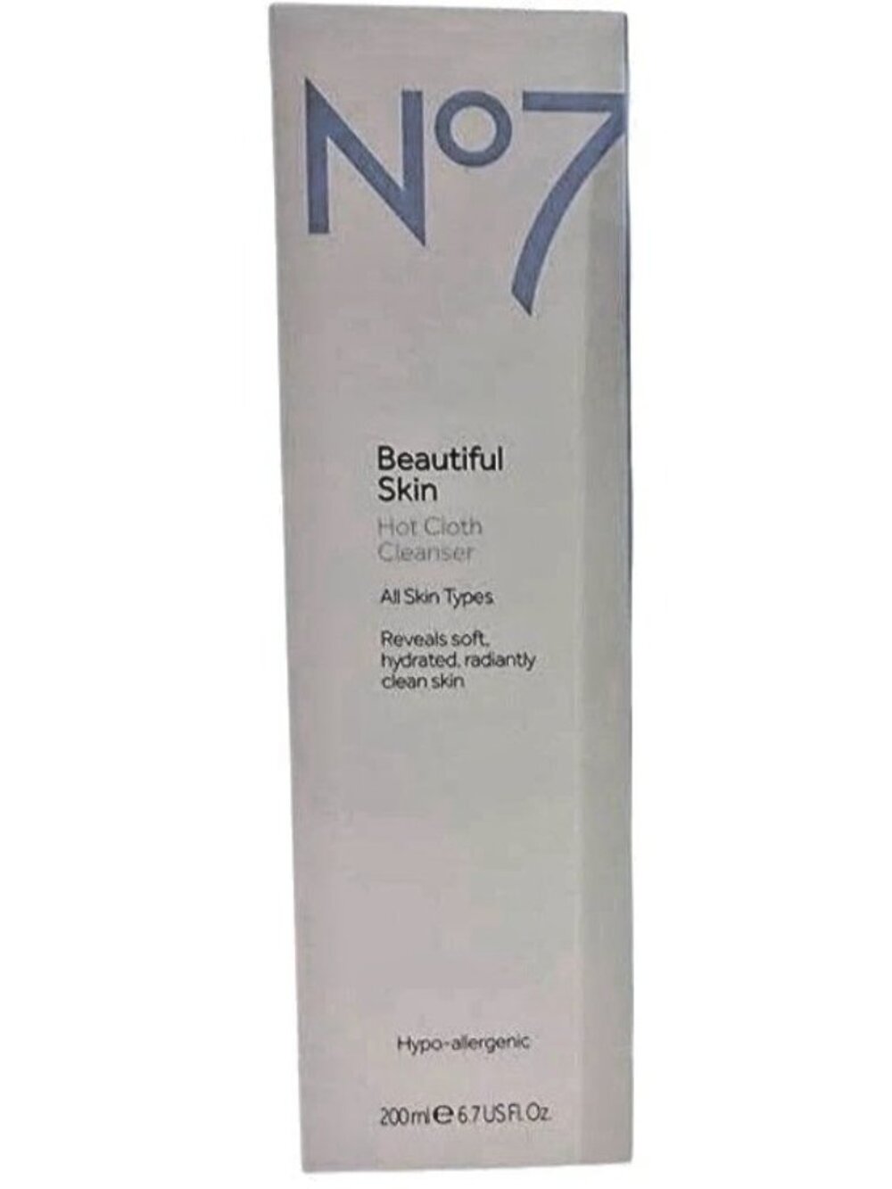 No7 Beautiful Skin Hot Cloth Cleanser 200ml For All Skin Type BOXED Discontinued